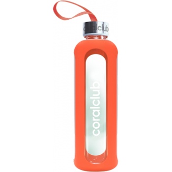Coral Club - Glass bottle ClearWater Orange 